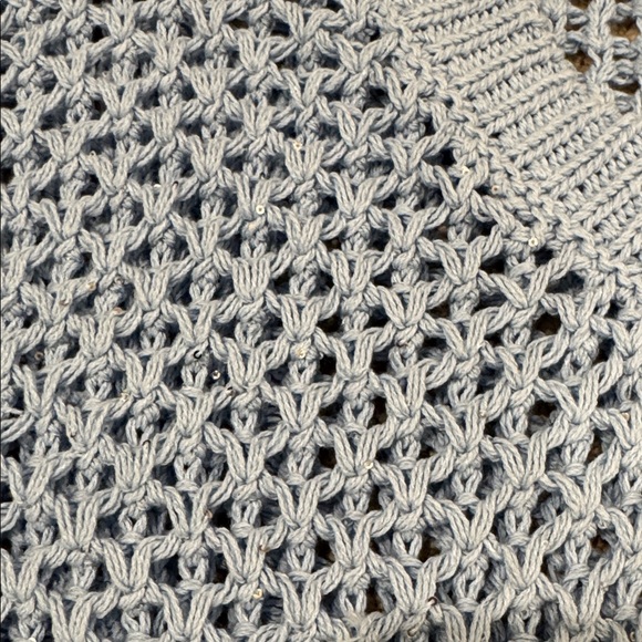 Peserico Light Blue Open-Knit Sweater - Picture 3 of 6